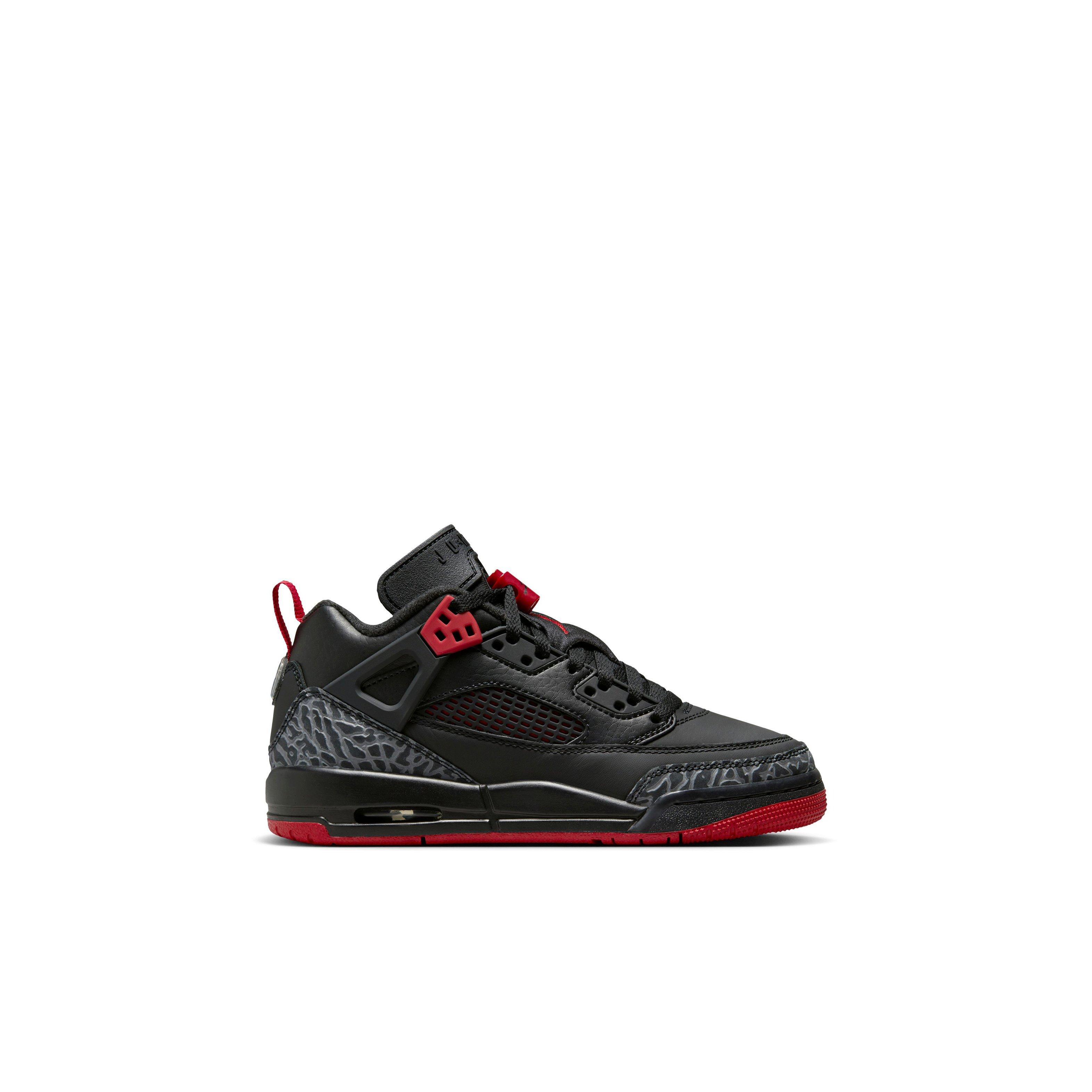 Jordan Spizike Low Bred Toddler Kids Shoes Black Gym Red Cool Grey Size 9